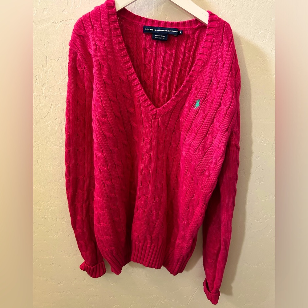 Ralph Lauren Sport Pink Sweater